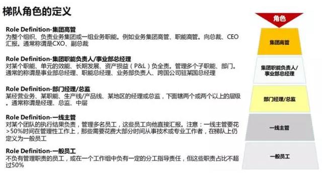 梯队角色定义 梯队角色定义
