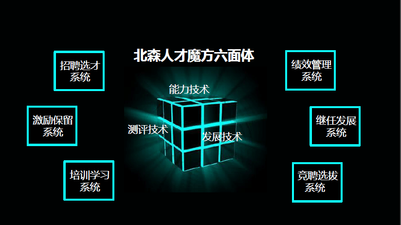  北森人才魔方六面体