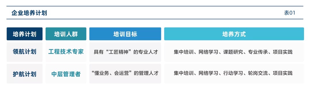 企业培养计划